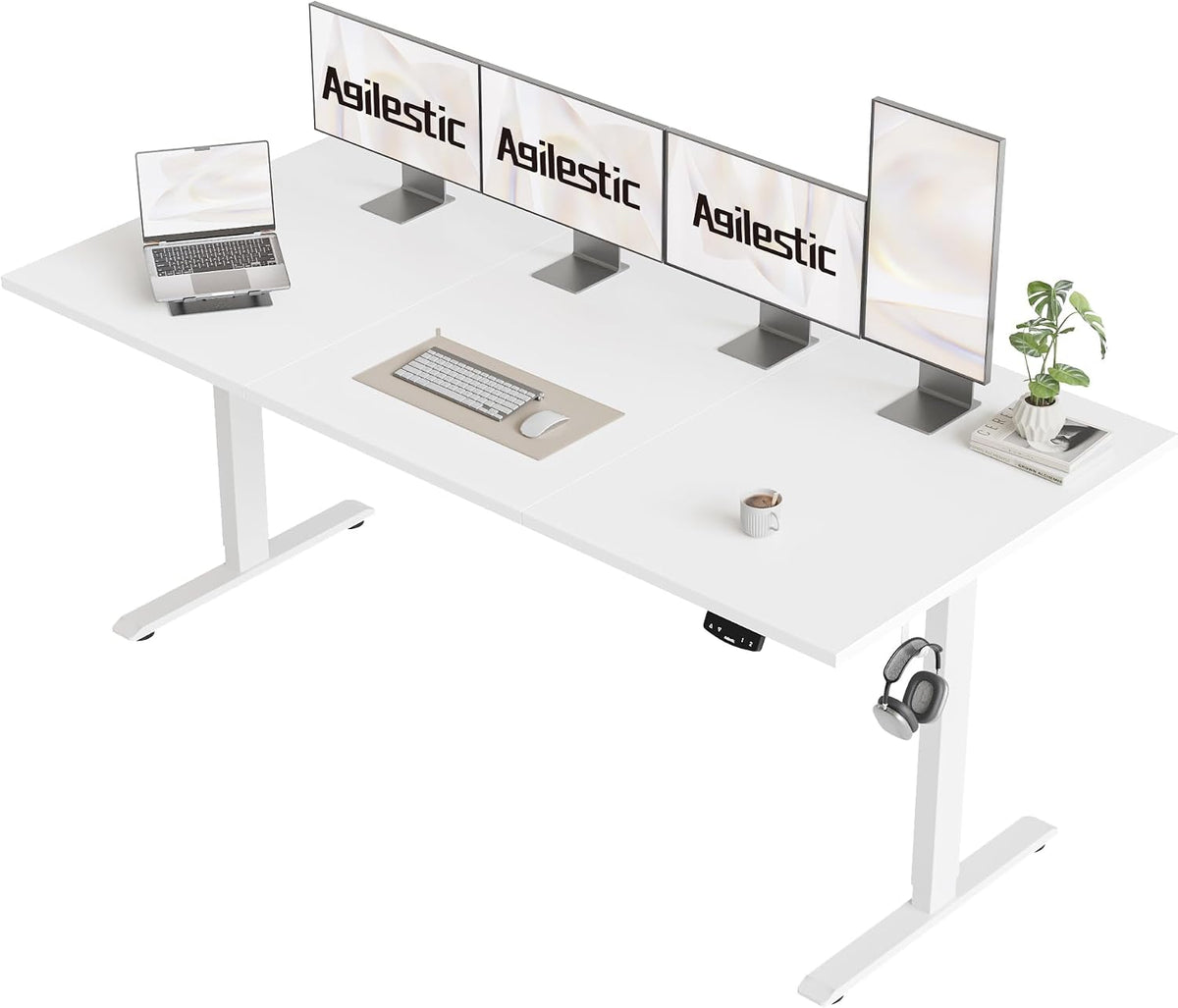 Agilestic Electric Standing Desk, Extra Large 71 x 31.5 Inches Height