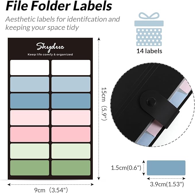 SKYDUE Expanding File Folders - Image 4