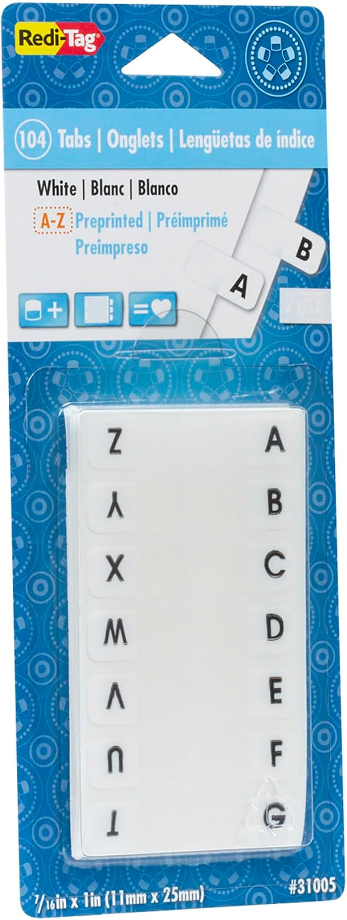 Redi-Tag Alphabetical Tabs, A - Image 2