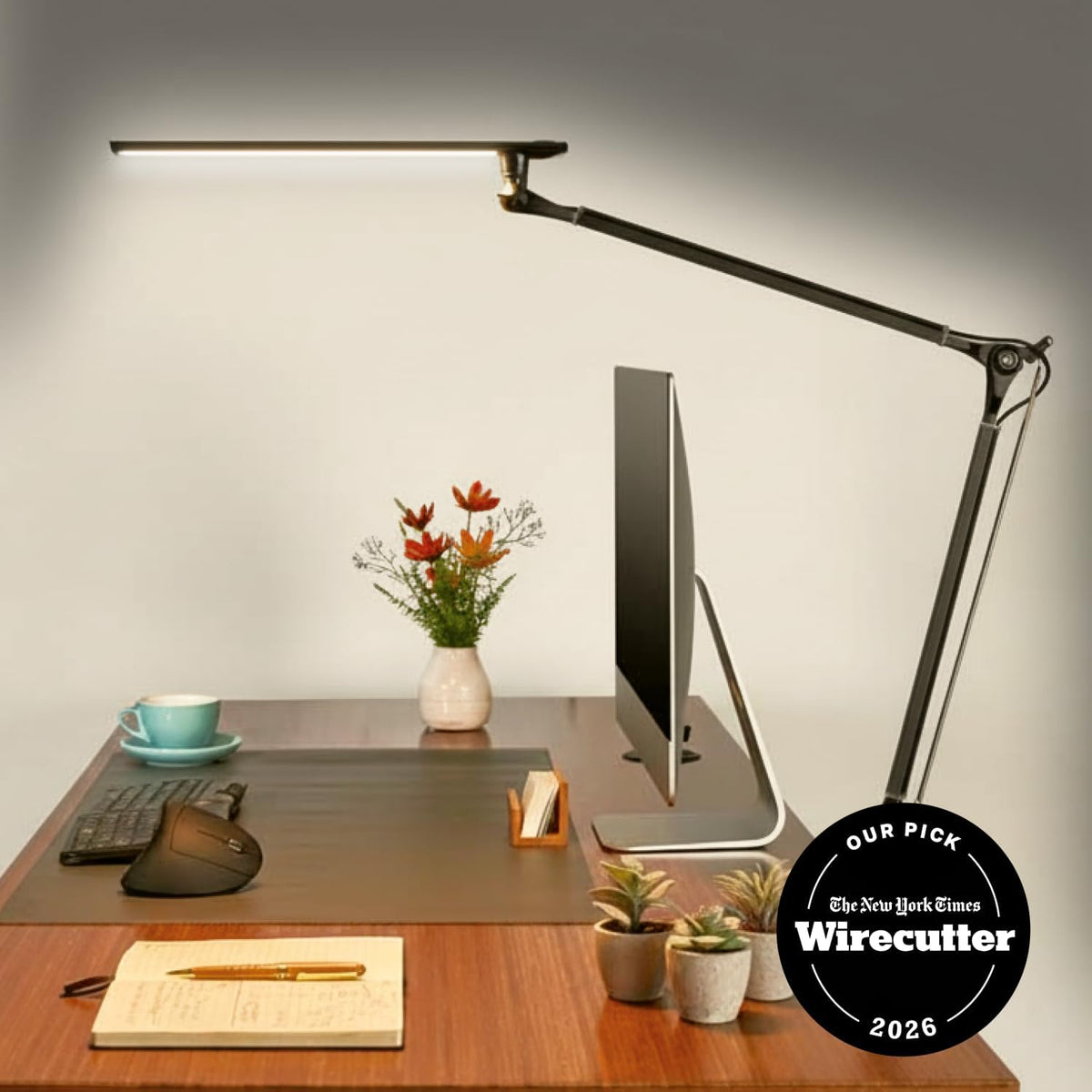 UPLIFT DESK E7 LED Desk Lamp with Clamp - Adjustable 3 Color Modes, Dimmable ...