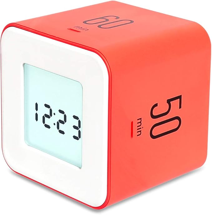 mooas Multi Clock Time Cube Timer, Alarm & Backlight Desk Productivity by mooas
