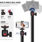 NEEWER Camera Desk Mount, Overhead Desktop Light Stand Microphone Boom Arm - Image 3