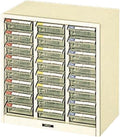 Nakabayashi PC-24 Pick Case, Shallow 8 Tiers, Ivory