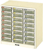 Nakabayashi PC-24 Pick Case, Shallow 8 Tiers, Ivory