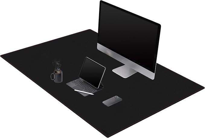 ZORESYN PU Leather Desk pad Black - Image 7