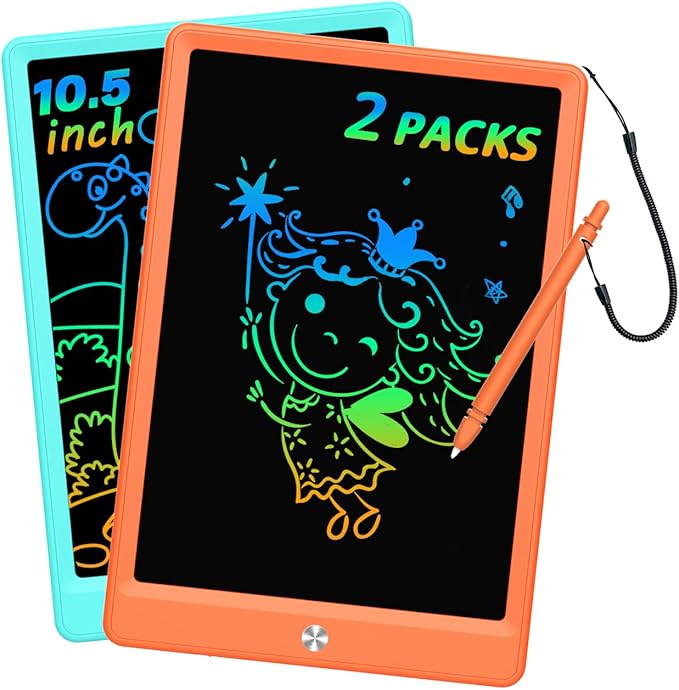 BUKEBU LCD Writing Tablet Doodle Board, Colorful Drawing Pad, Electronic by BUKEBU