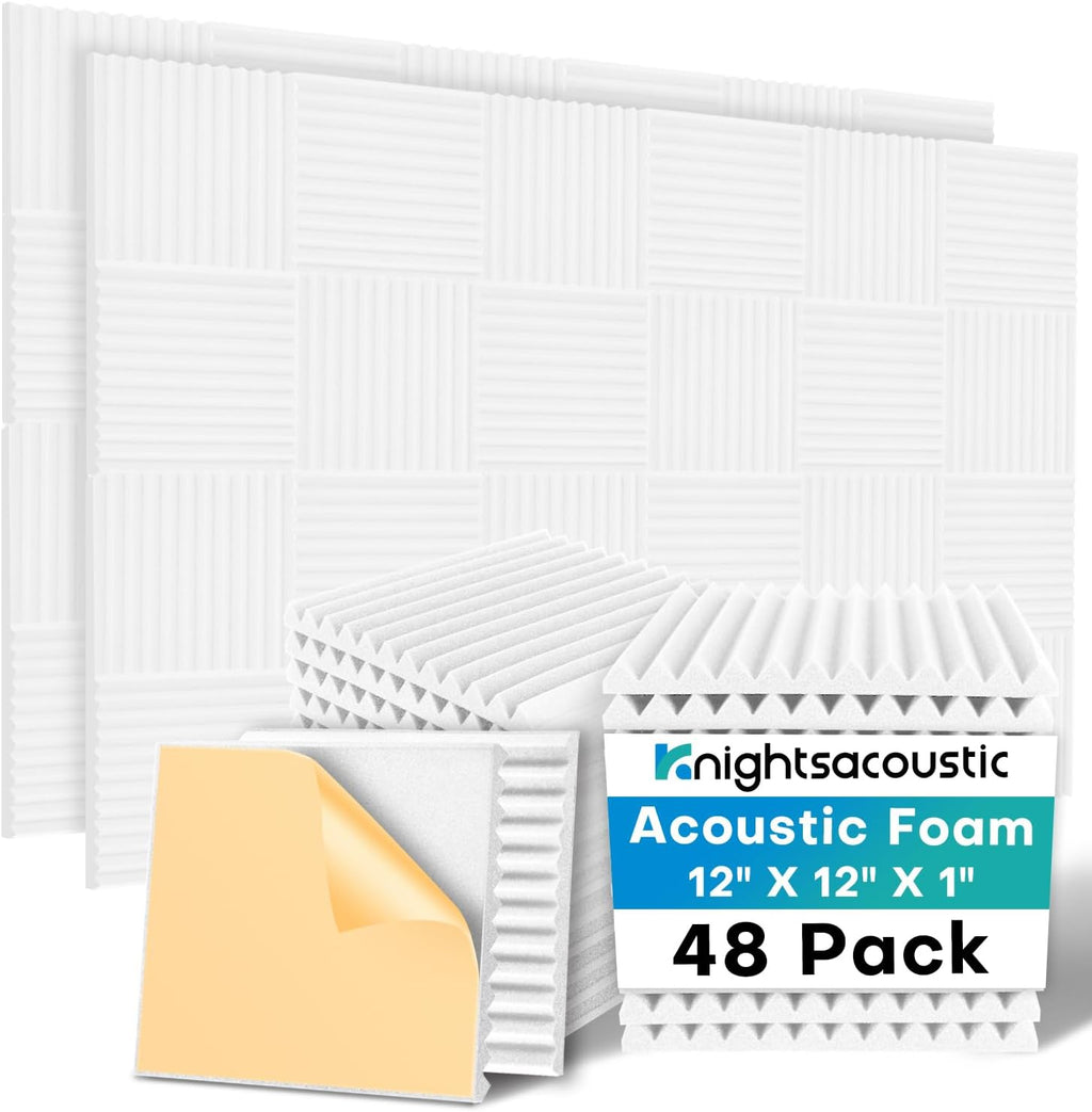 48 Pack Sound Proof Foam Panels