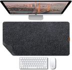 Bright Stone Felt Desk Mat, Non-Slip Mouse Pad, 35.4"x15.7" Office Supplies by BRIGHTSTONE