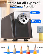ZMOL Heavy Duty Electric Pencil Sharpener - Image 2