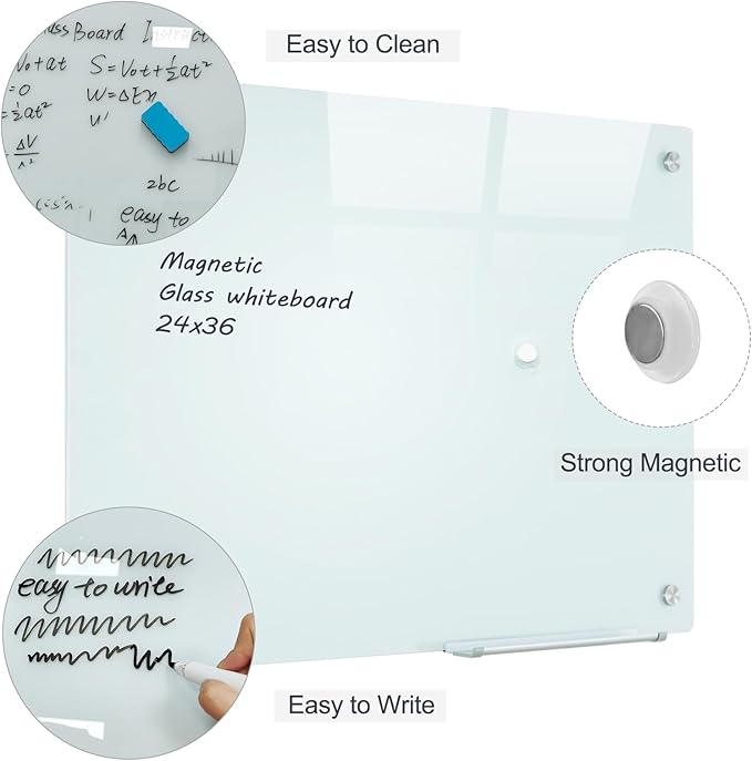 Gooderboard Glass Magnetic White Board - Image 6