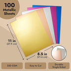 Bright Creations Metallic Cardstock Sheets - Image 4
