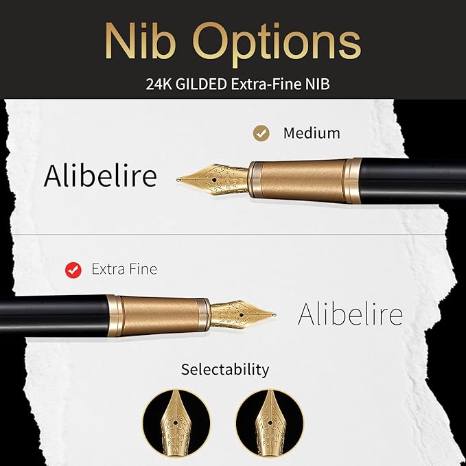 HDDNB Black Luxury Fountain Pen Set - Image 2