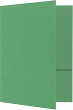 LUXPaper 9 x 12 Presentation Folders in 100 lb. Holiday Green by LUXPaper