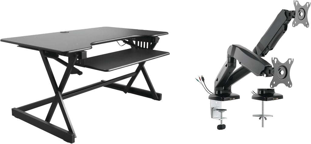 Rocelco 40" Height Adjustable Standing Desk Converter