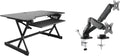 Rocelco 40" Height Adjustable Standing Desk Converter