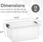 Superio Clear Storage Boxes - Image 2