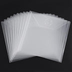 10PCS Large Stamp & Dies Storage Pockets Transparent Plastic Seal Bags Storage by Briartw