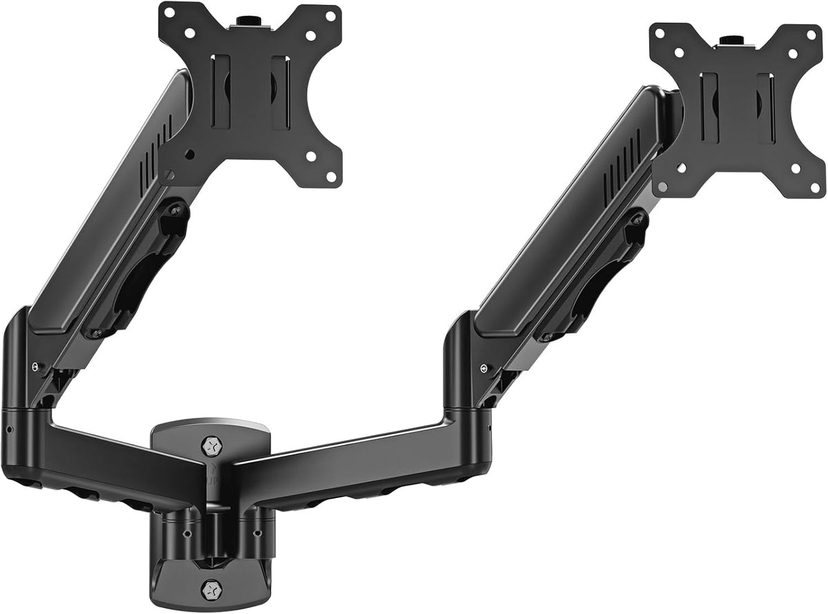 MOUNTUP Dual Monitor Wall Mount for 2 Max 32 Inch Computer Screen, Fully Adju...