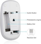VssoPlor Wireless Mouse, 2.4G Slim Portable Computer Laptop Mouse - Image 7