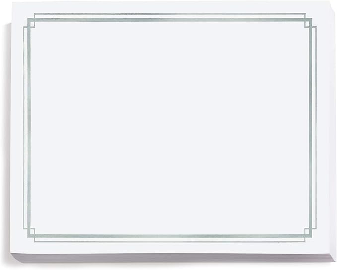 PaperDirect Foil Elegance Specialty Certificates, 50 Sheets of 38lb White Paper by PaperDirect