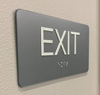 ADA Compliant Exit Sign with Braille - Image 3