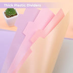SKYDUE Durable Plastic 8-Tab Dividers, Big Tab Dividers - Image 6