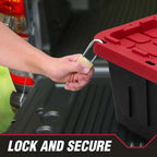 4-Pack Heavy Duty 27 Gallon Plastic Storage Bins - Image 8