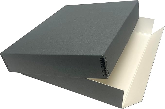 Lineco Museum Archival Storage Box, 14.75x18.75x3 in. Drop Front Design. by Lineco