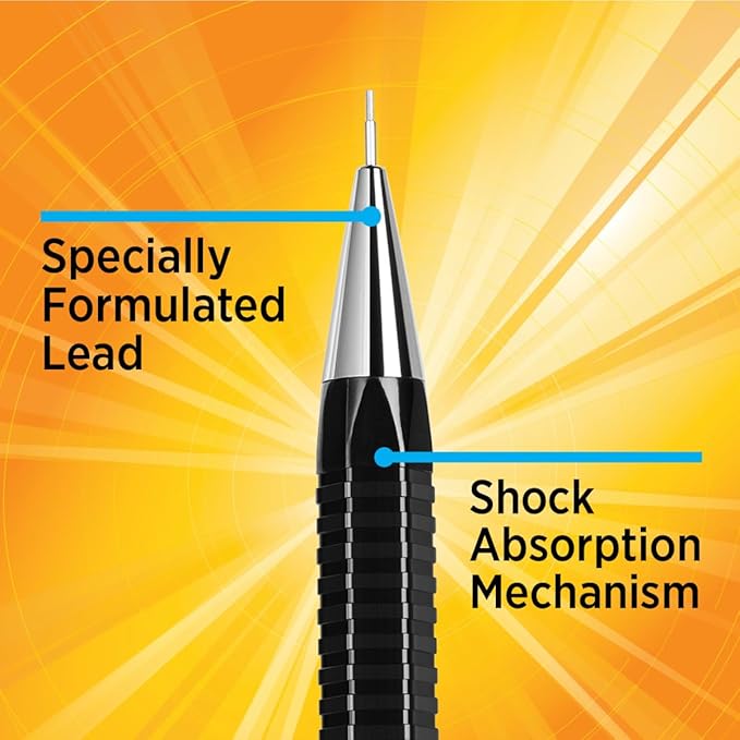 BIC Break Resistant Pro with Shock-Absorption and Twist-Up Eraser, Mechanical - Image 7