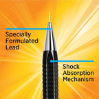 BIC Break Resistant Pro with Shock-Absorption and Twist-Up Eraser, Mechanical - Image 7