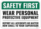1PC Safety Sign, 14 x 10 Inches by Venicor