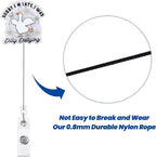 Sorry I'm Late I was Dilly Dallying Funny Silly Goose Nurse Badge Reel - Image 5