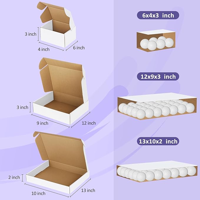 Eupako 18 Pack Small Shipping Boxes Assorted Sizes, Cardboard Boxes - Image 2