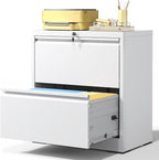 2 Drawer Lateral File Cabinet by YUKIMO