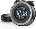 uscce loud dual alarm clock with powerful adjustable, main product view