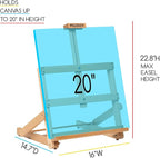 MEEDEN Heavy-Duty H-Frame Tabletop Easel: Adjustable Studio Desktop Easel - Image 2