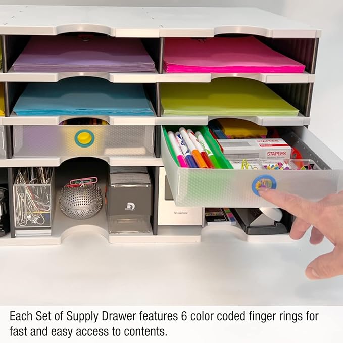 Ultimate Office TierDrop Supply Drawers Measure 9w x 12d x 2 1/4 Inches High - Image 5