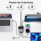 6-in-1 Charging Station USB C Power Strip - Image 2