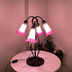 Bieye LS02 Lily Flower Blown Glass Lampshade - Image 5