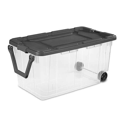 Sterilite 6-Pack Modular Stacker Box, Durable Clear Plastic Storage Bins - Image 5