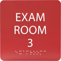6" X6" Exam Room 3 Sign by ADACentralSigns