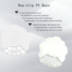 Gel Cloud Wrist Rest for Keyboard and Mouse Clear Mouse Pad with Wrist Rest 3PCS Ergonomic Cool Keyboard Wrist Pad Cute Acrylic Coaster Non-Slip Cute Transparent Mouse Wrist Pad for Computer Keyboard