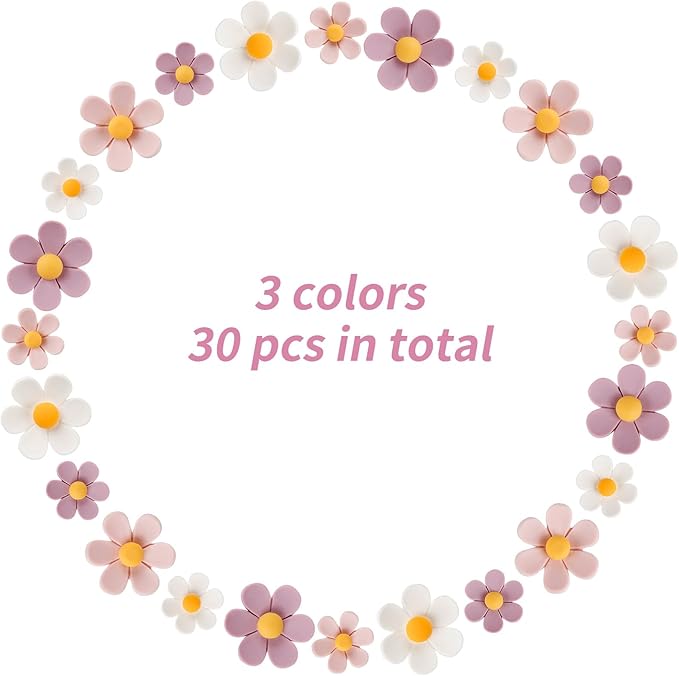 30pcs Decorative Flower Push Pins - Image 7