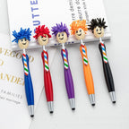 Arthink Pack of 20 Mop Head Ballpoint Pens, Funny Mop Topper Pens with Plush Hair,Writing Click Pen Portable Cute Cartoon Multi-function Signing Pen,Suitable for Office Schools