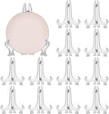 LonlyEagle 12 Pack 7 Inch Clear Plastic Easels or Stand/Plate Holders to by LonlyEagle