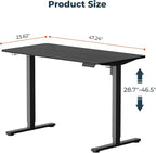 FitStand Adjustable Standing Desk, 47x24 Inches Home Office Desk - Image 3