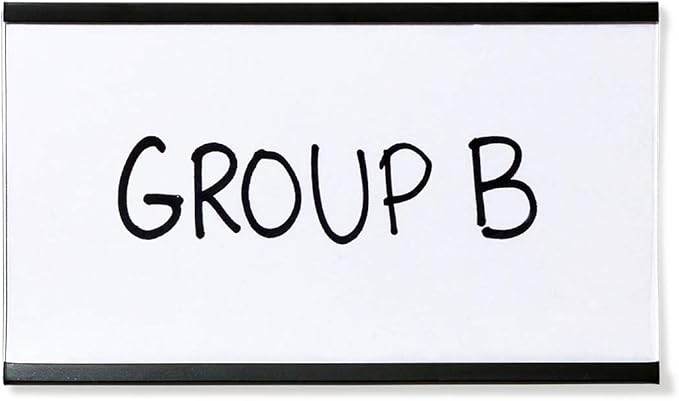 SmartSign Magnetic 'C' Channel Label Holders | 2.5" x 4" Pack of 10 - Image 5