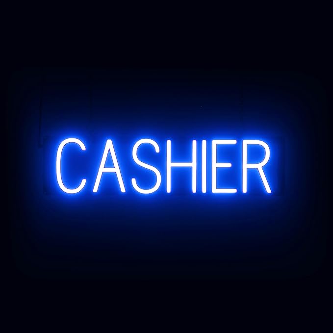 SpellBrite CASHIER Sign | Directional Sign by SpellBrite
