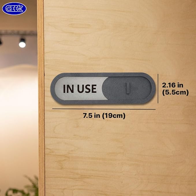 GEEKBEAR In Use Available Slider Door Sign - Image 6