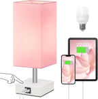 pink touch table lamp for bedroom - dimmable, main product view